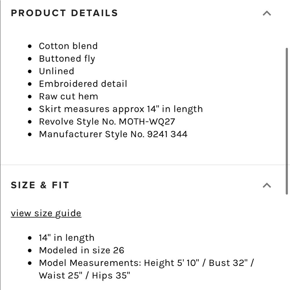 MOTHER The Vagabond Mini Fray Skirt - Picture 13 of 13